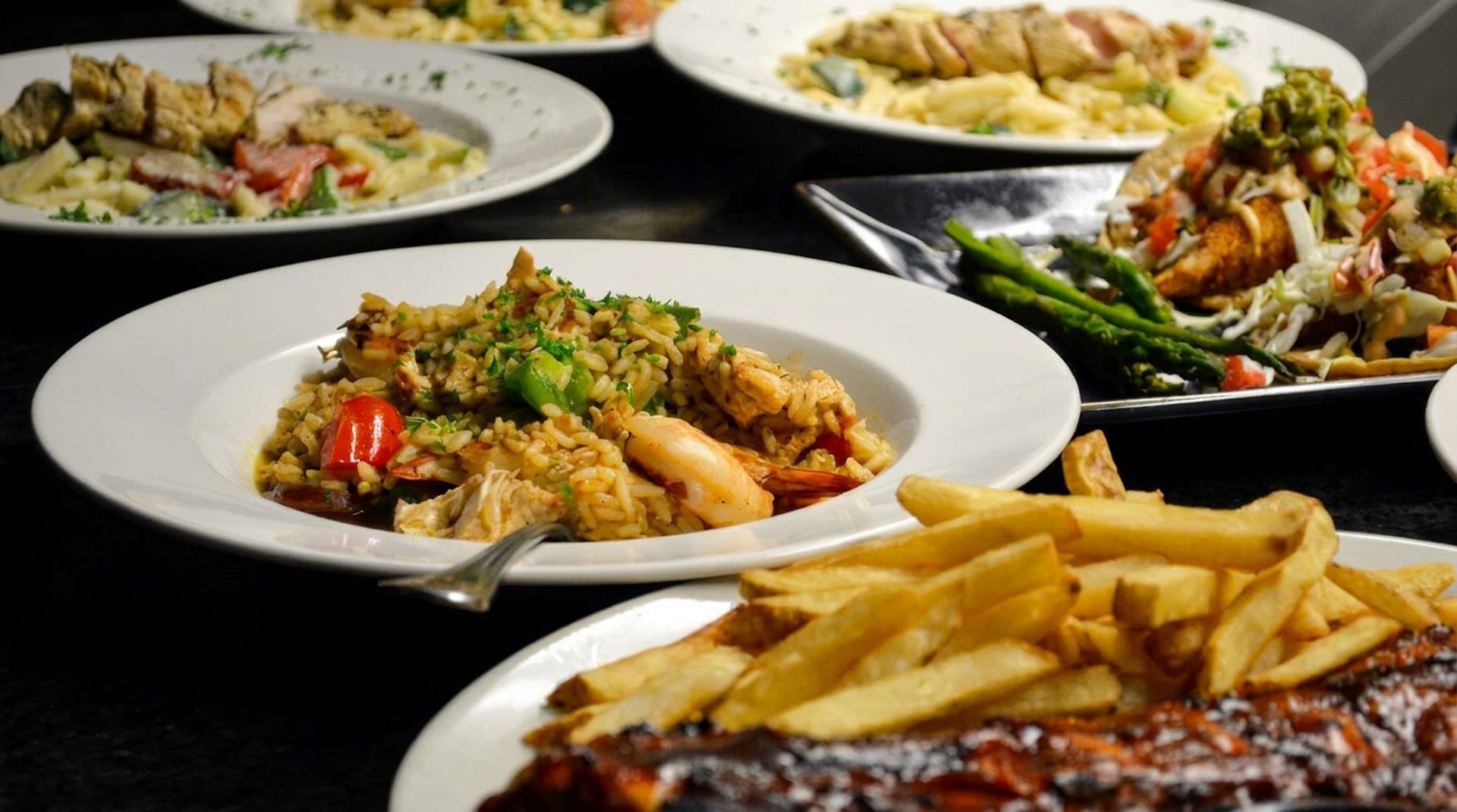 A menu built for sharing